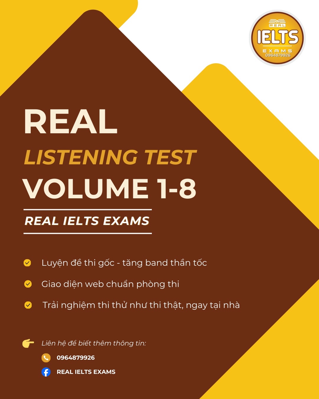 LISTENING VOL 1-8 - REAL IELTS